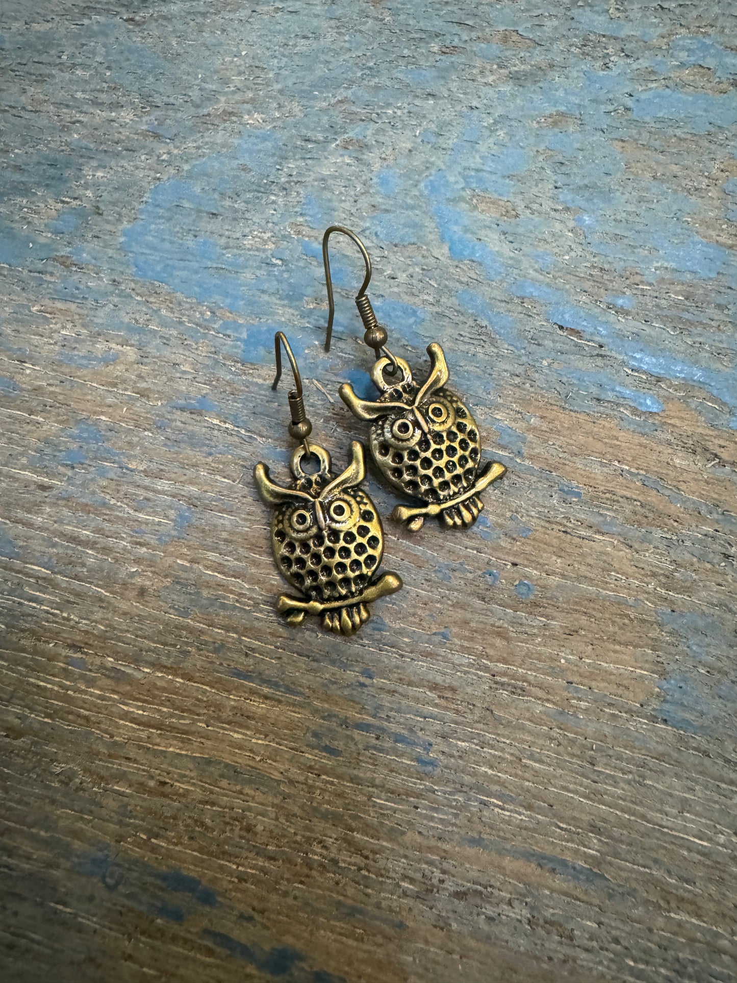 Owl bird earrings
