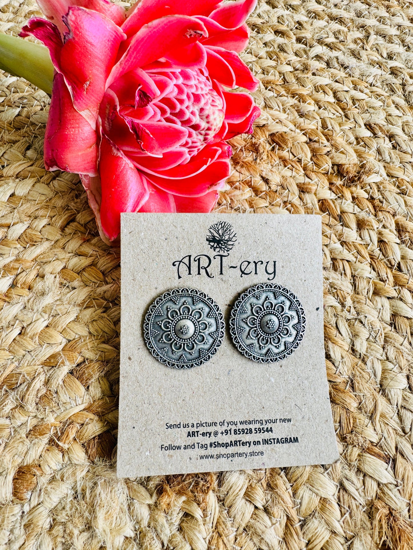 Earrings - Floral Mandala