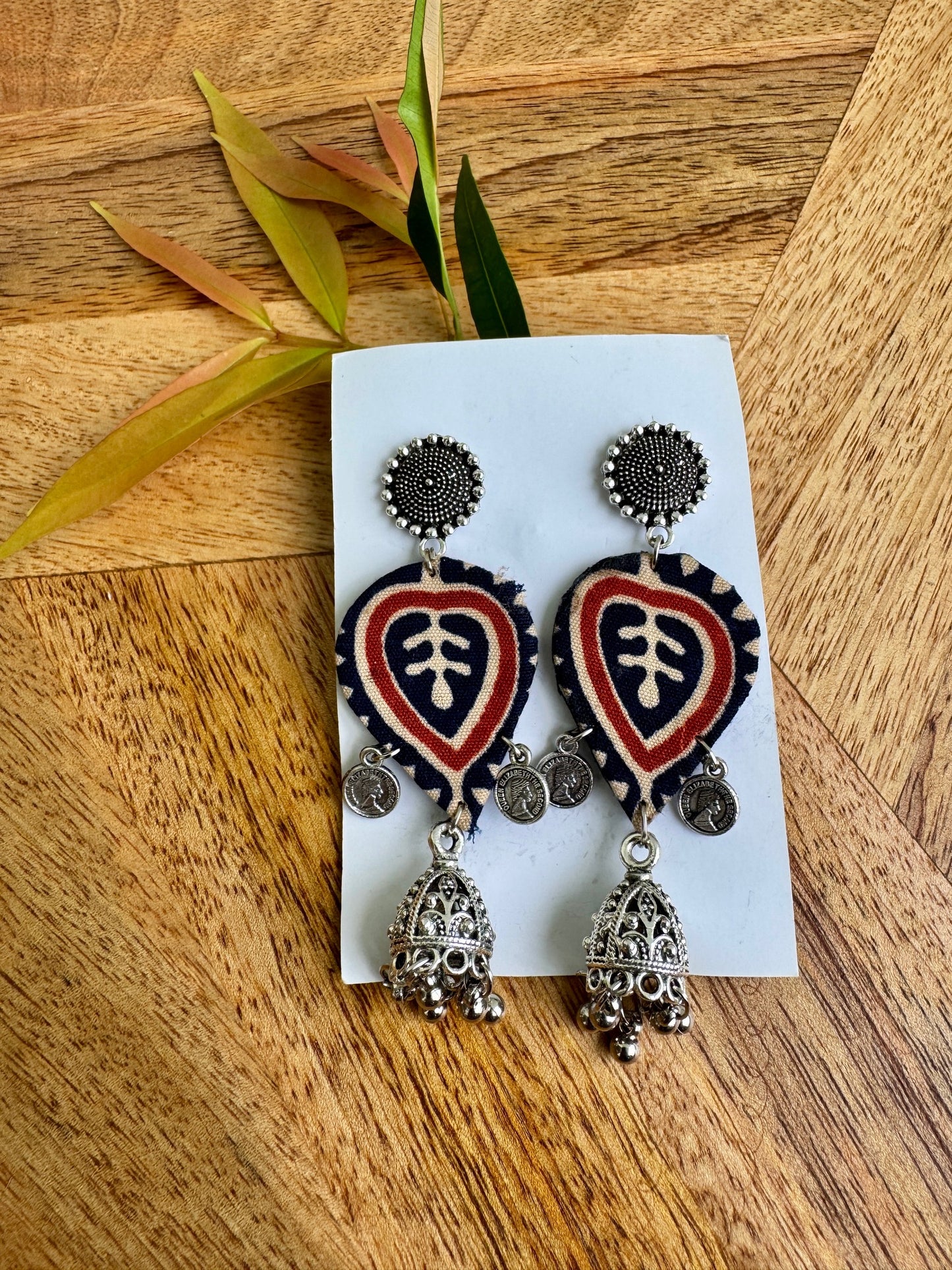 Fabric earrings from ART-ery