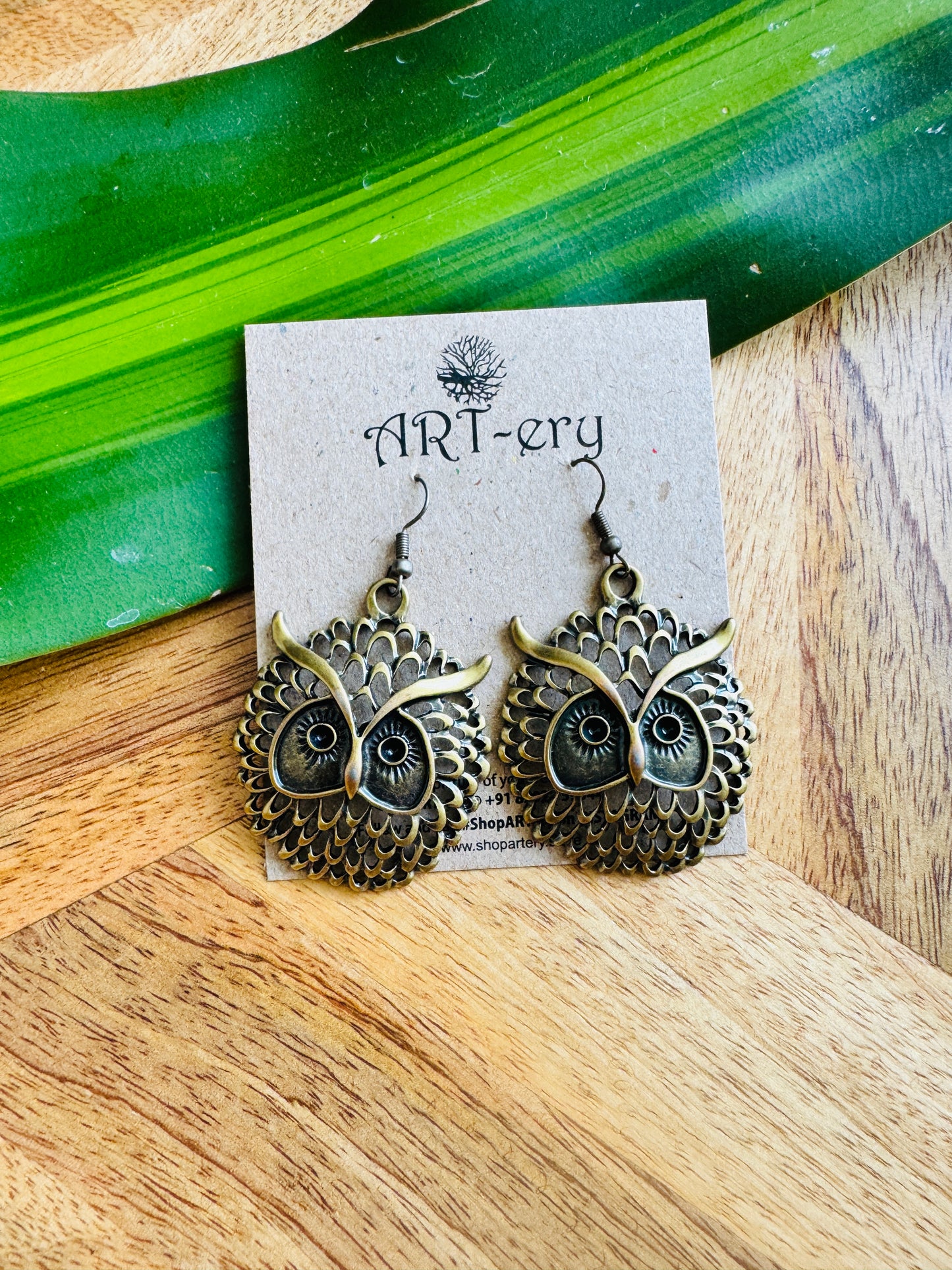 Miniature earring - Nelly owl
