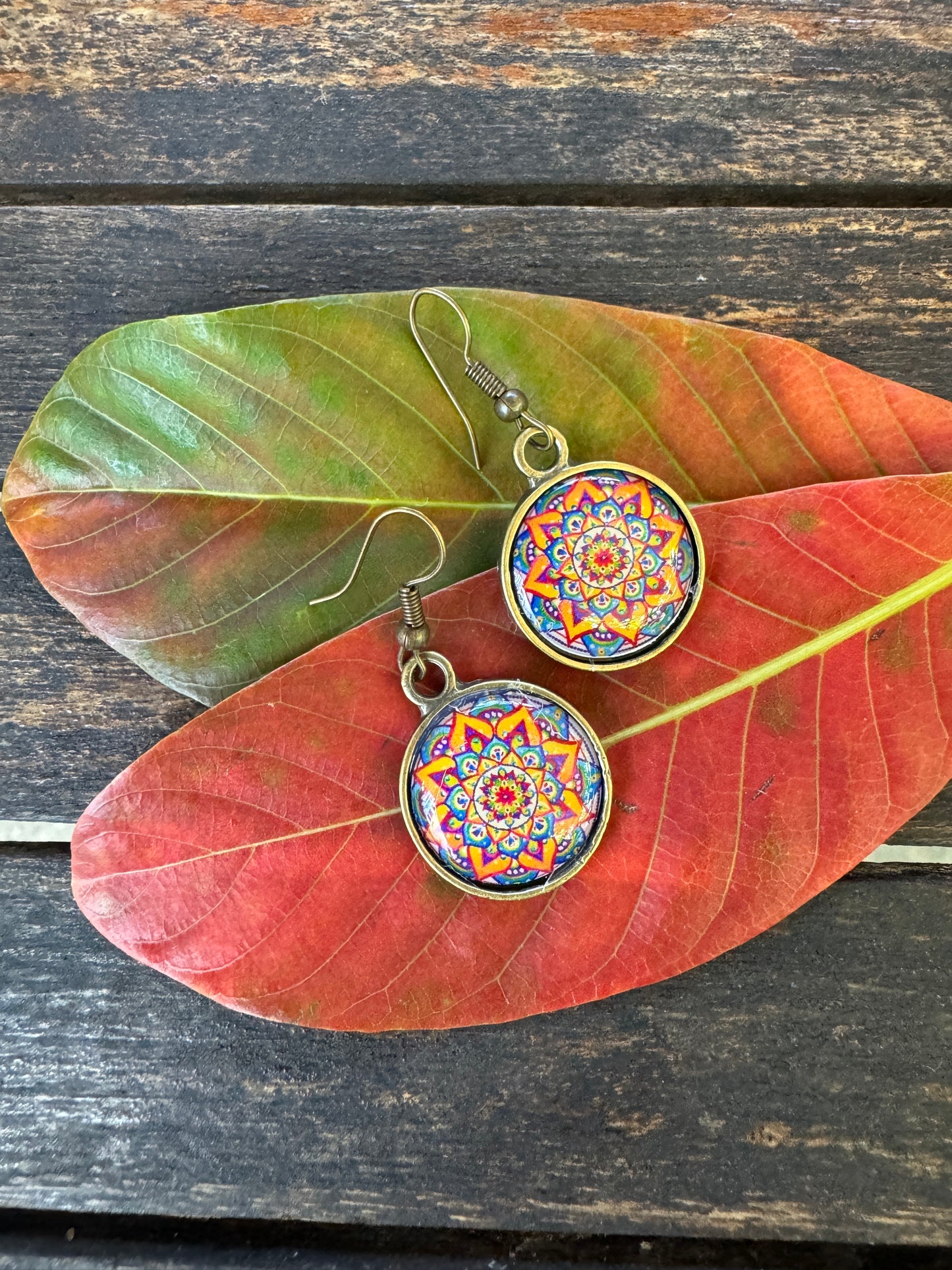Mandala earrings