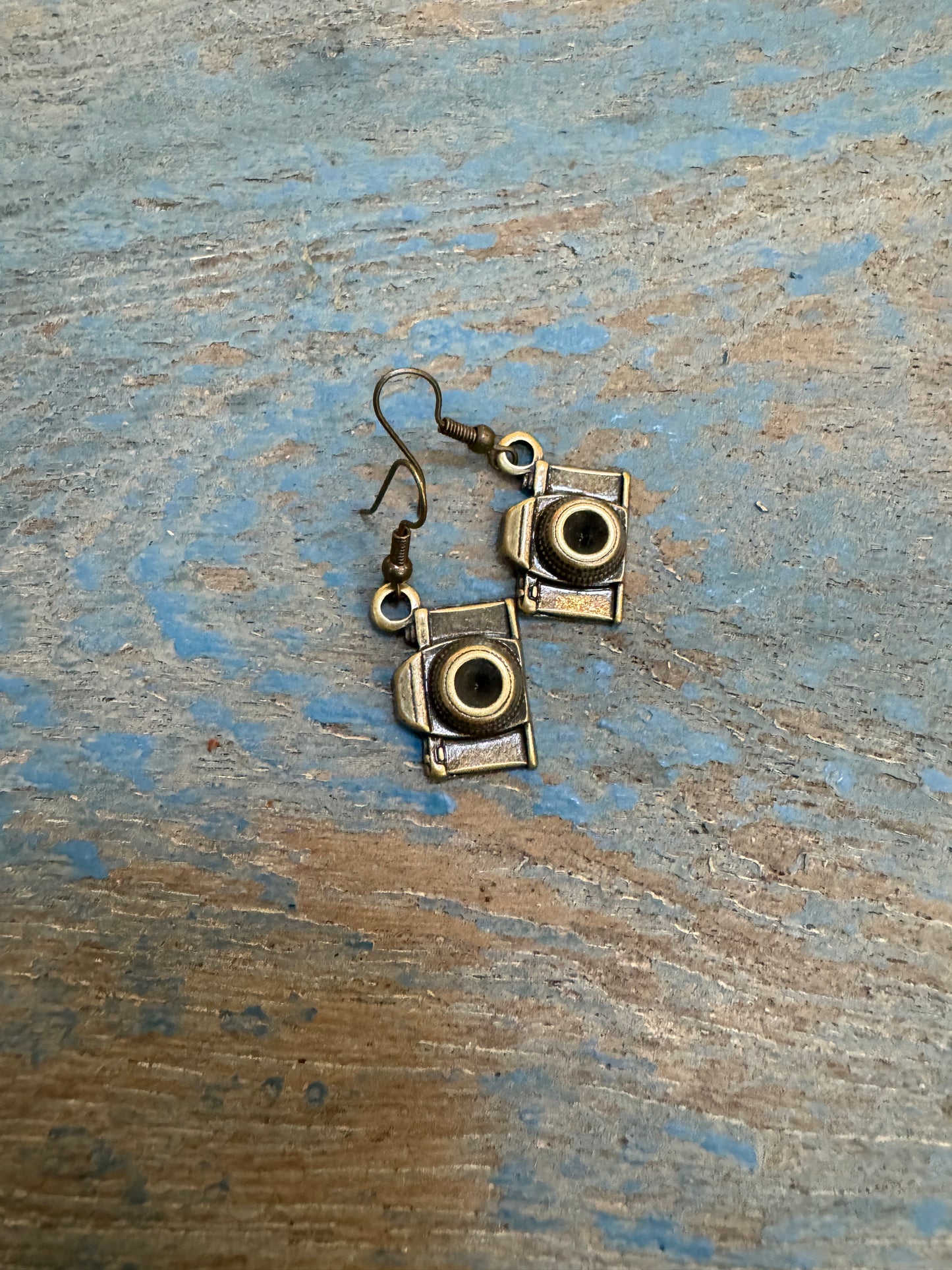 Camera earrings