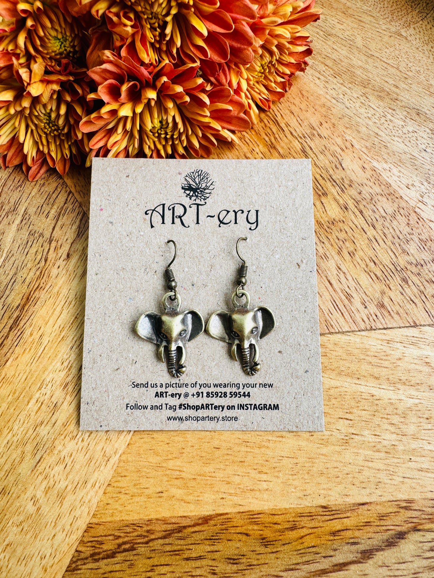 Elephant earrings