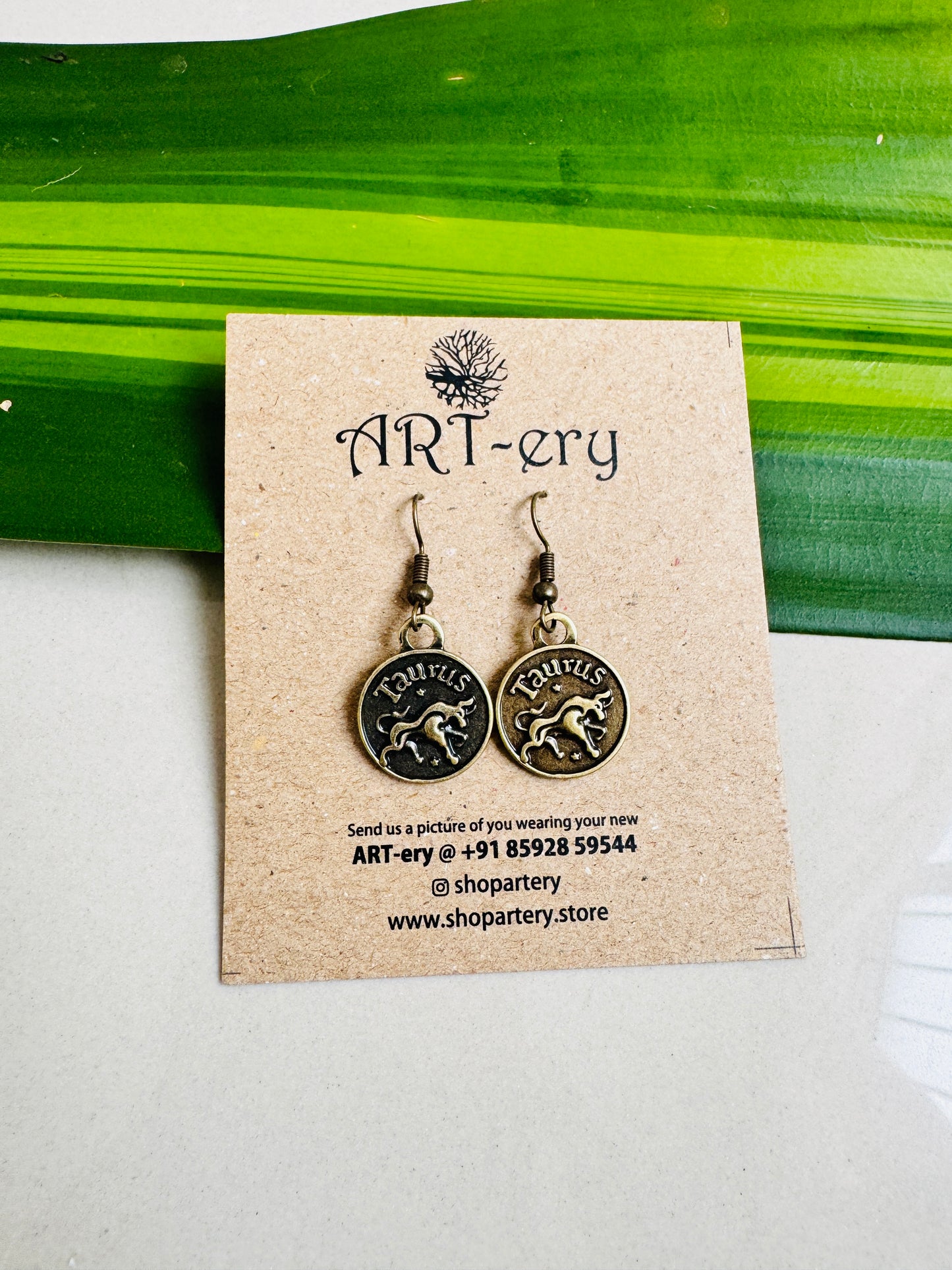 Taurus earrings