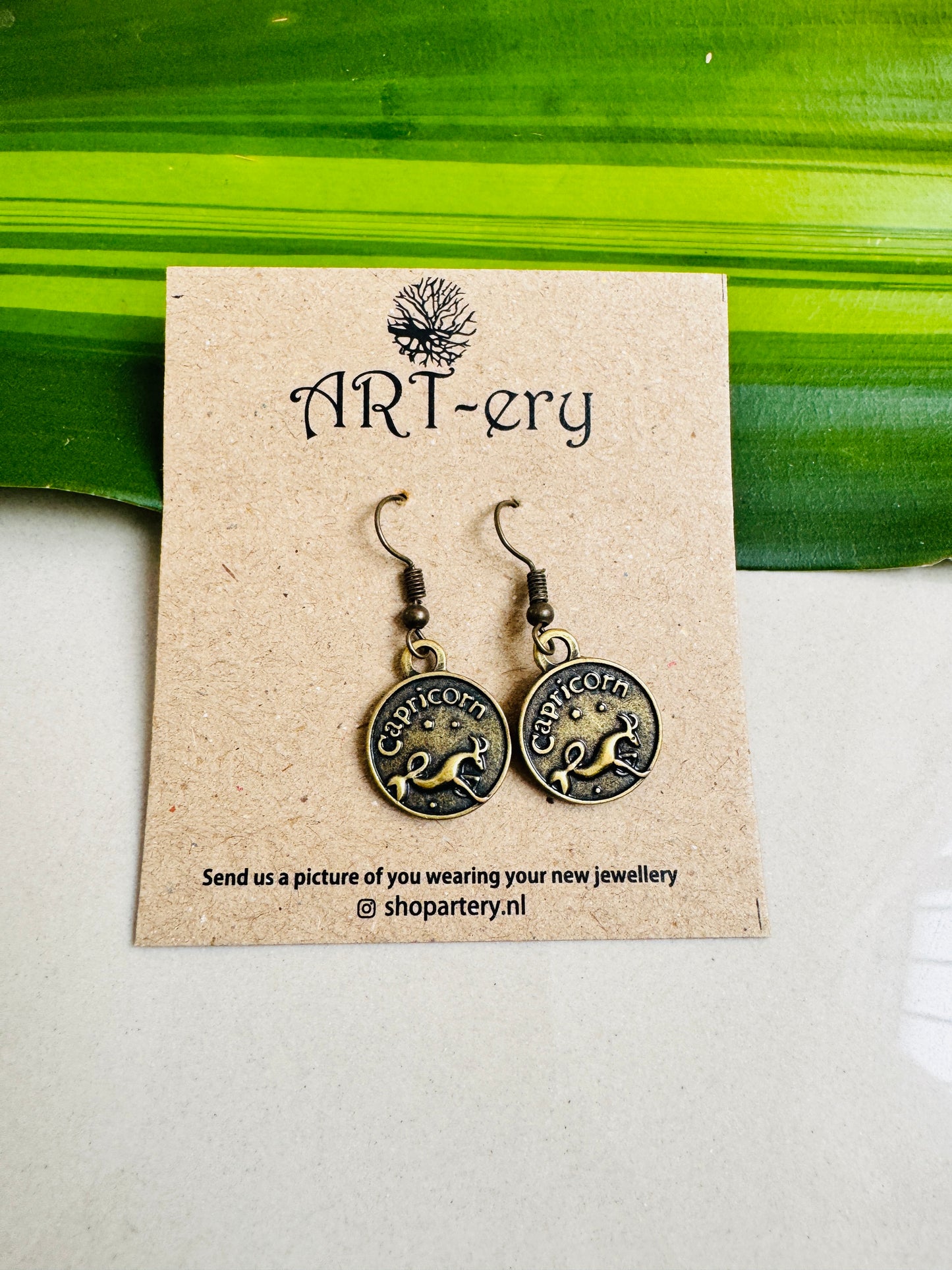 Capricorn earrings