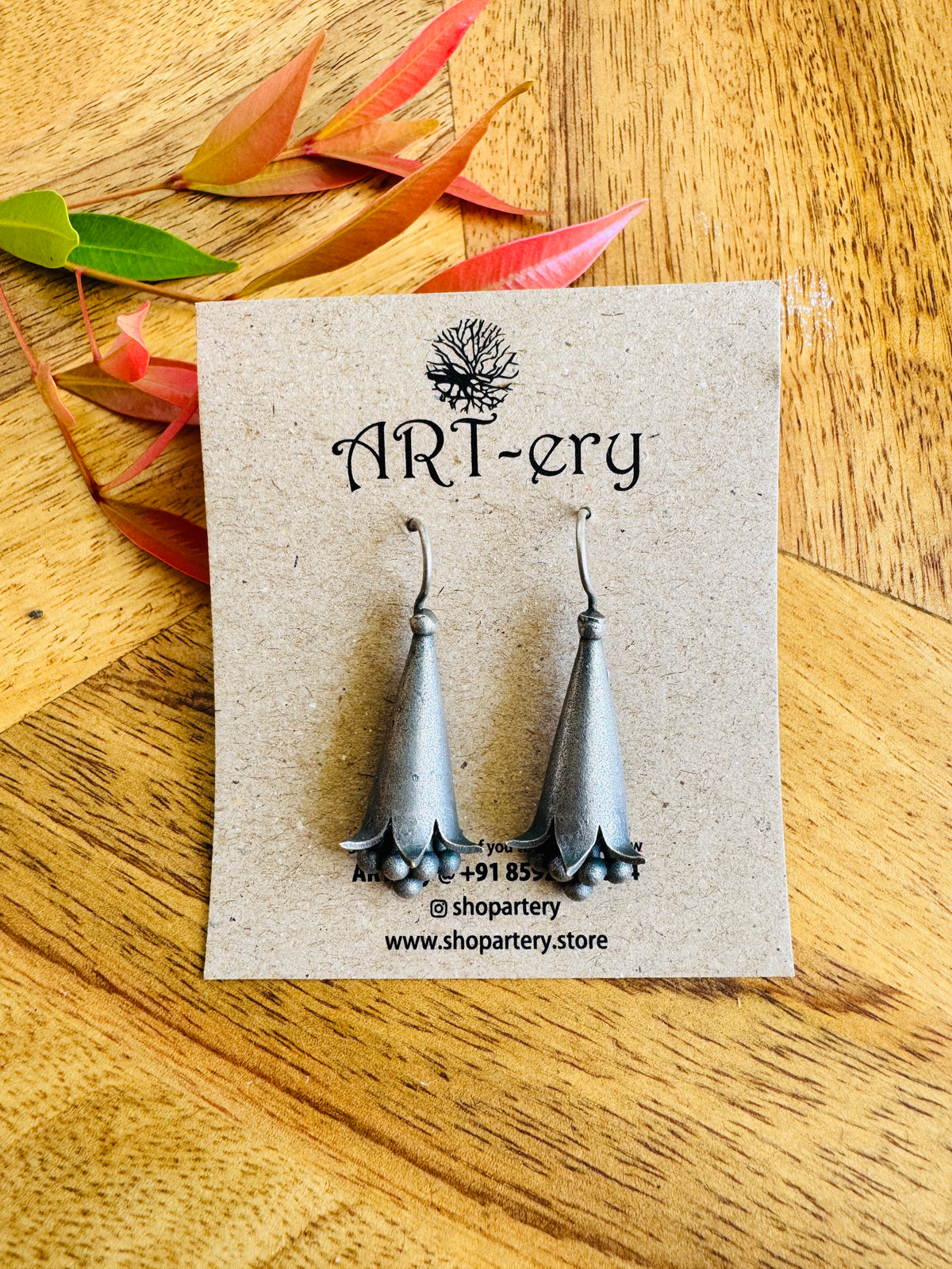 Bouquet hanging earring
