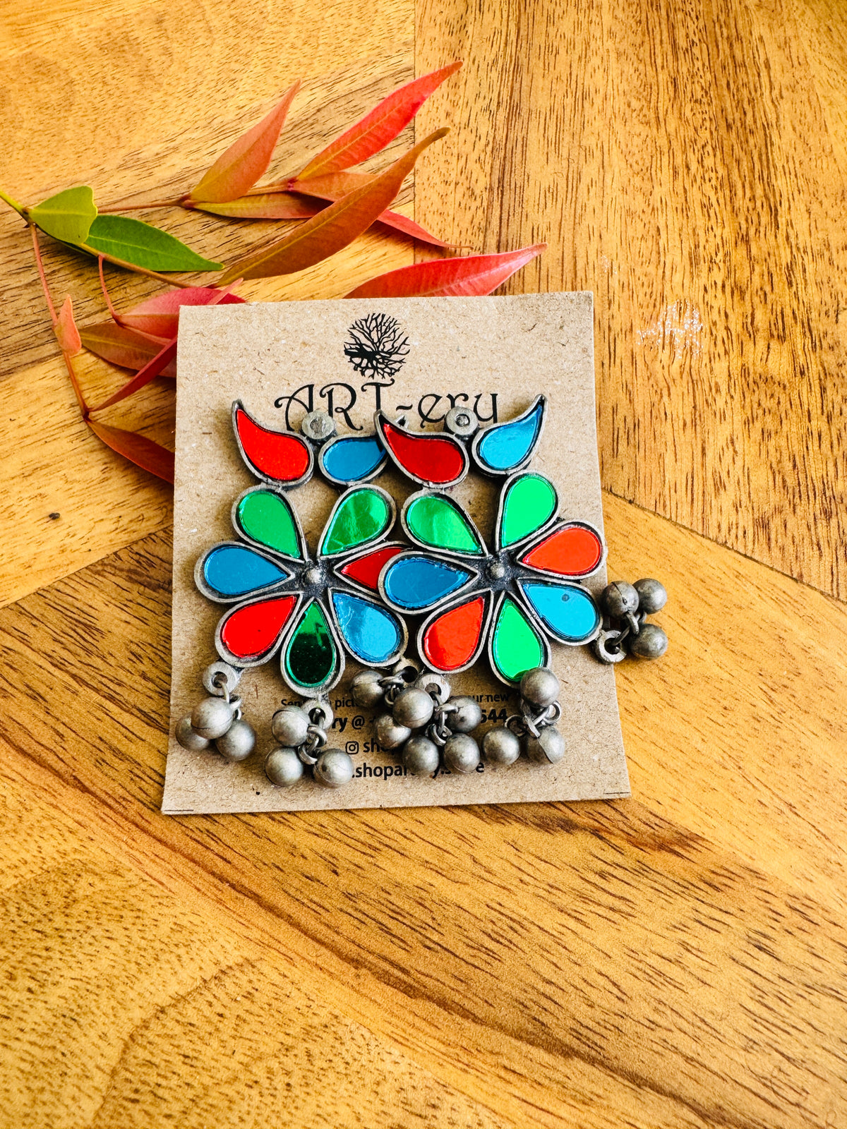Afghan hanging earrings