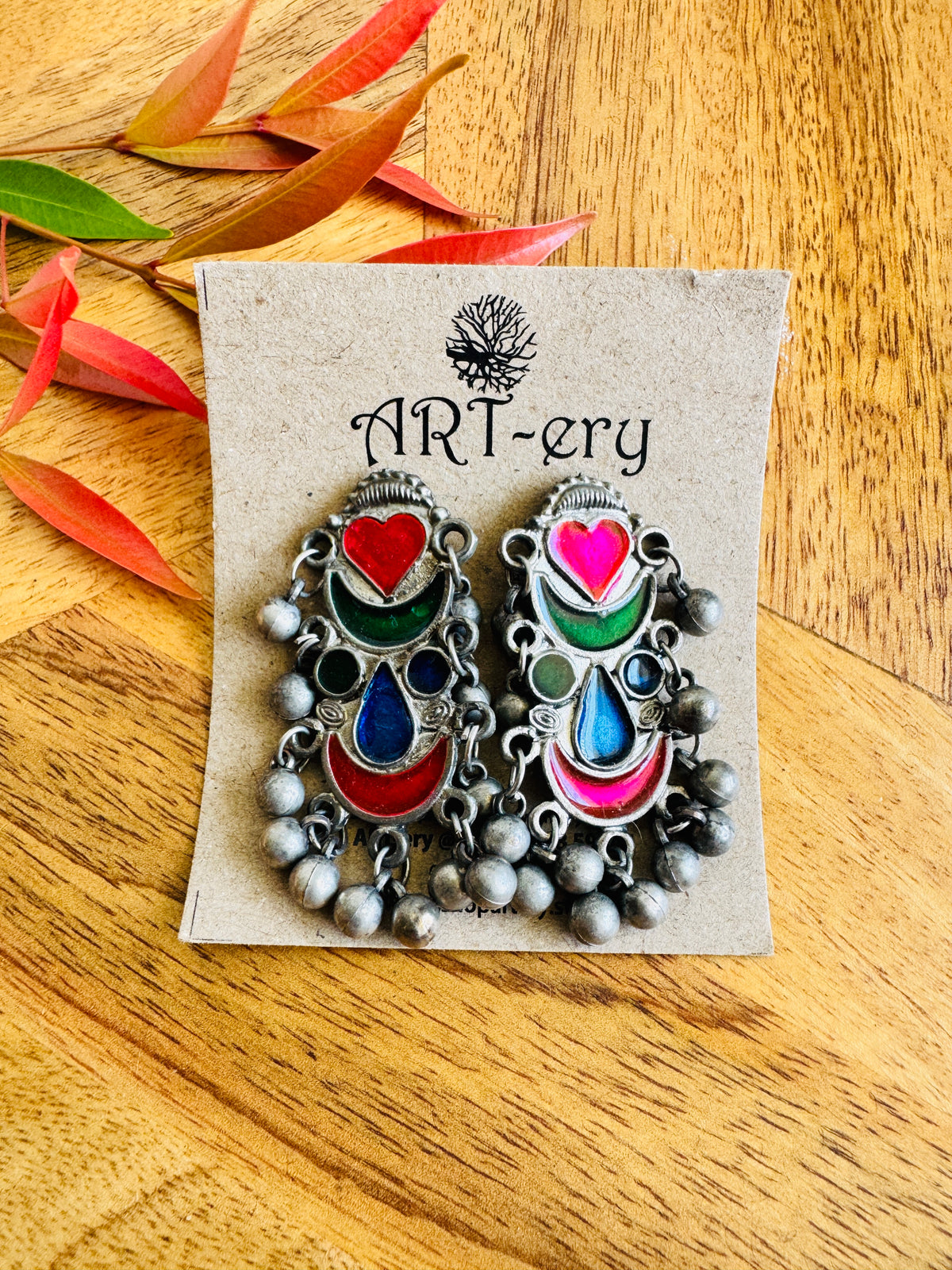 Afghan hanging earrings