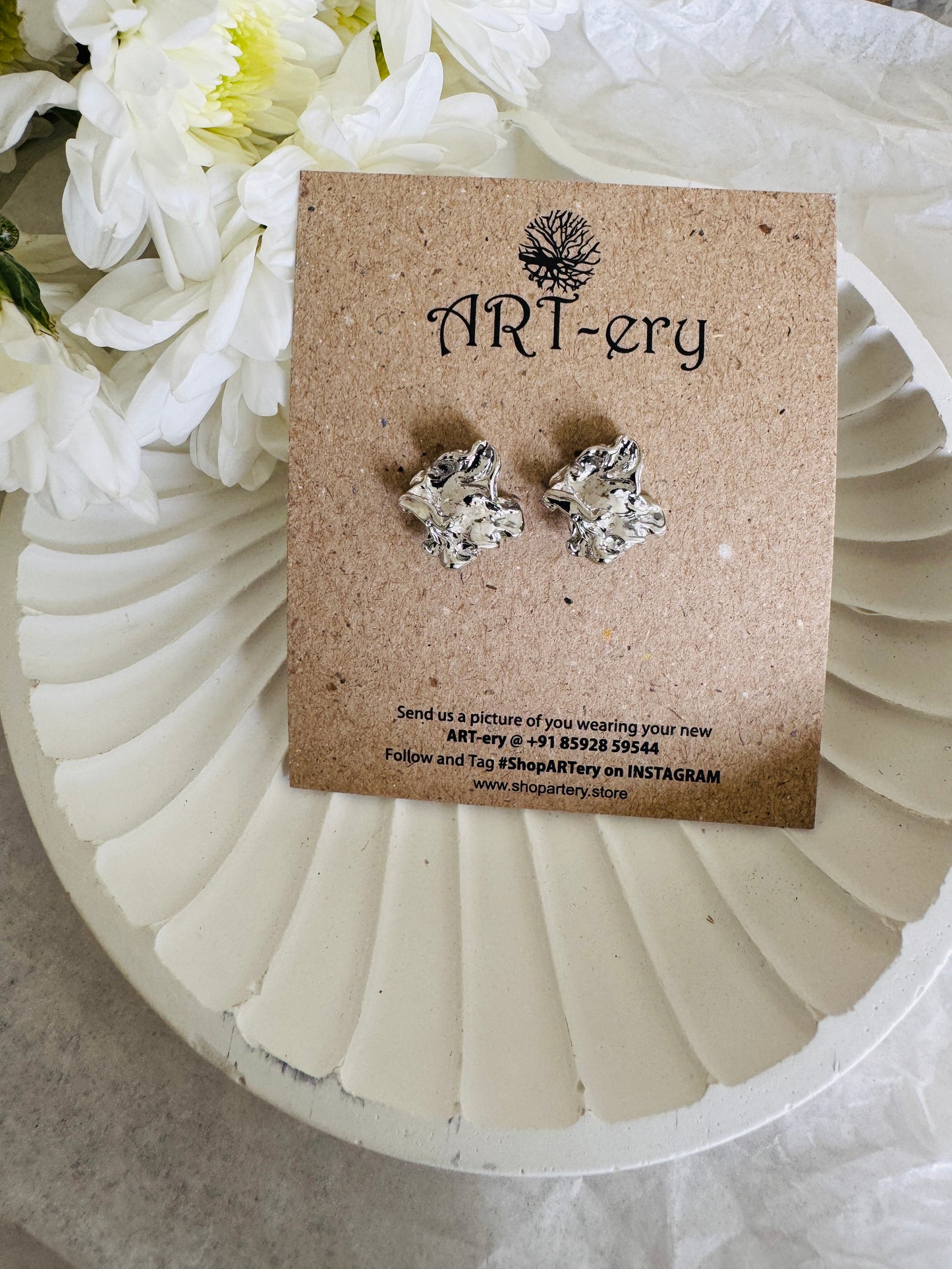 Textured earrings