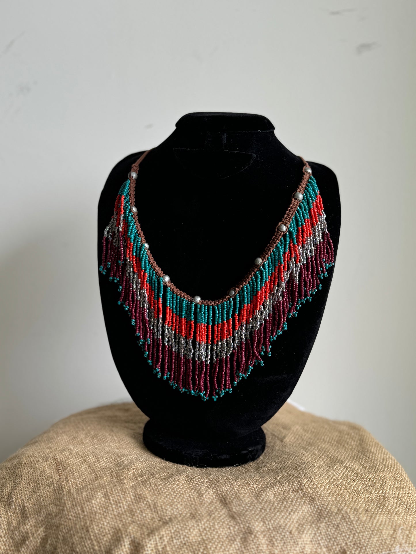 Statement necklace - Boho cluster necklace