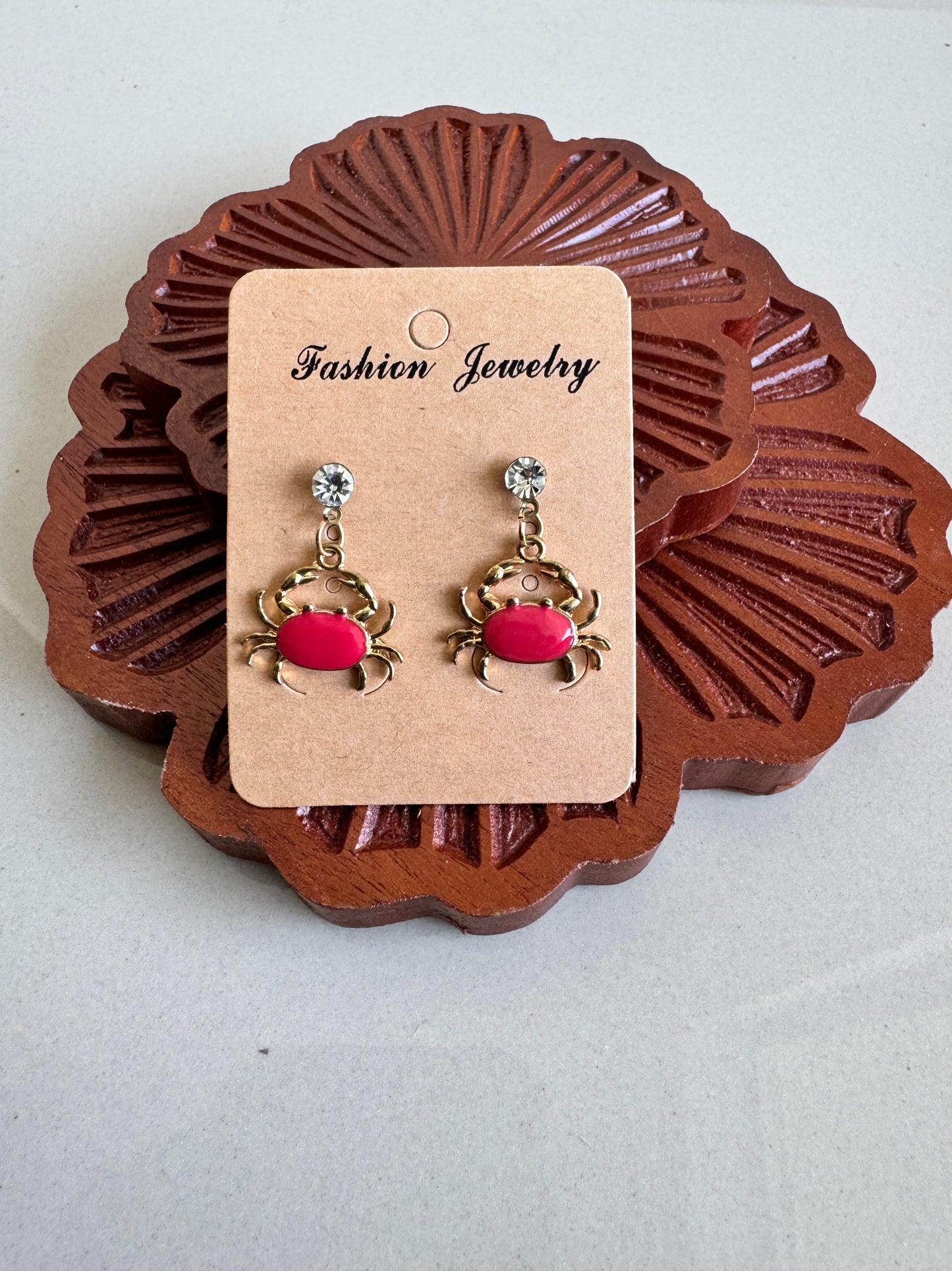 Crab Dangle Earrings
