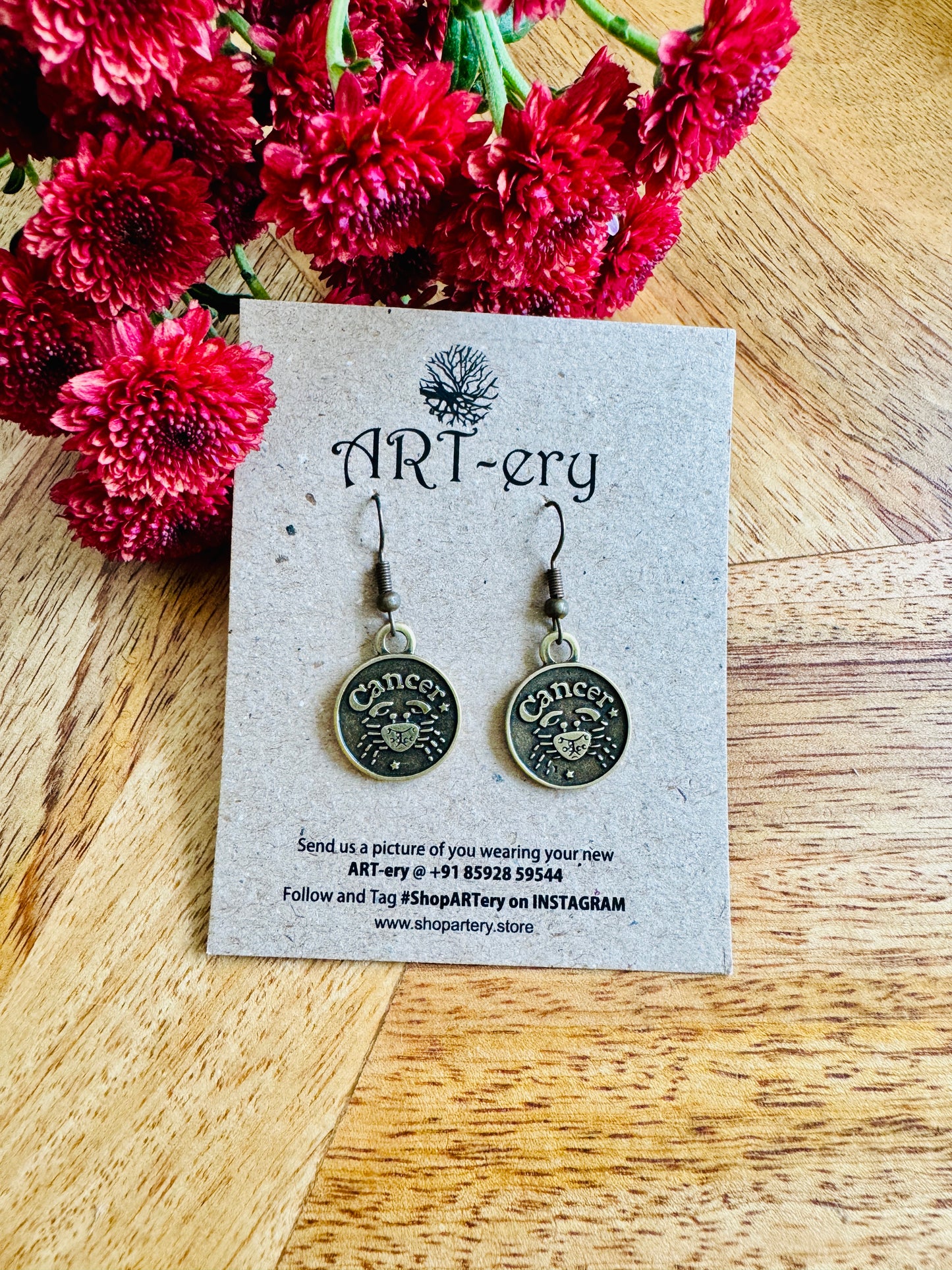 Miniature earring - Cancer