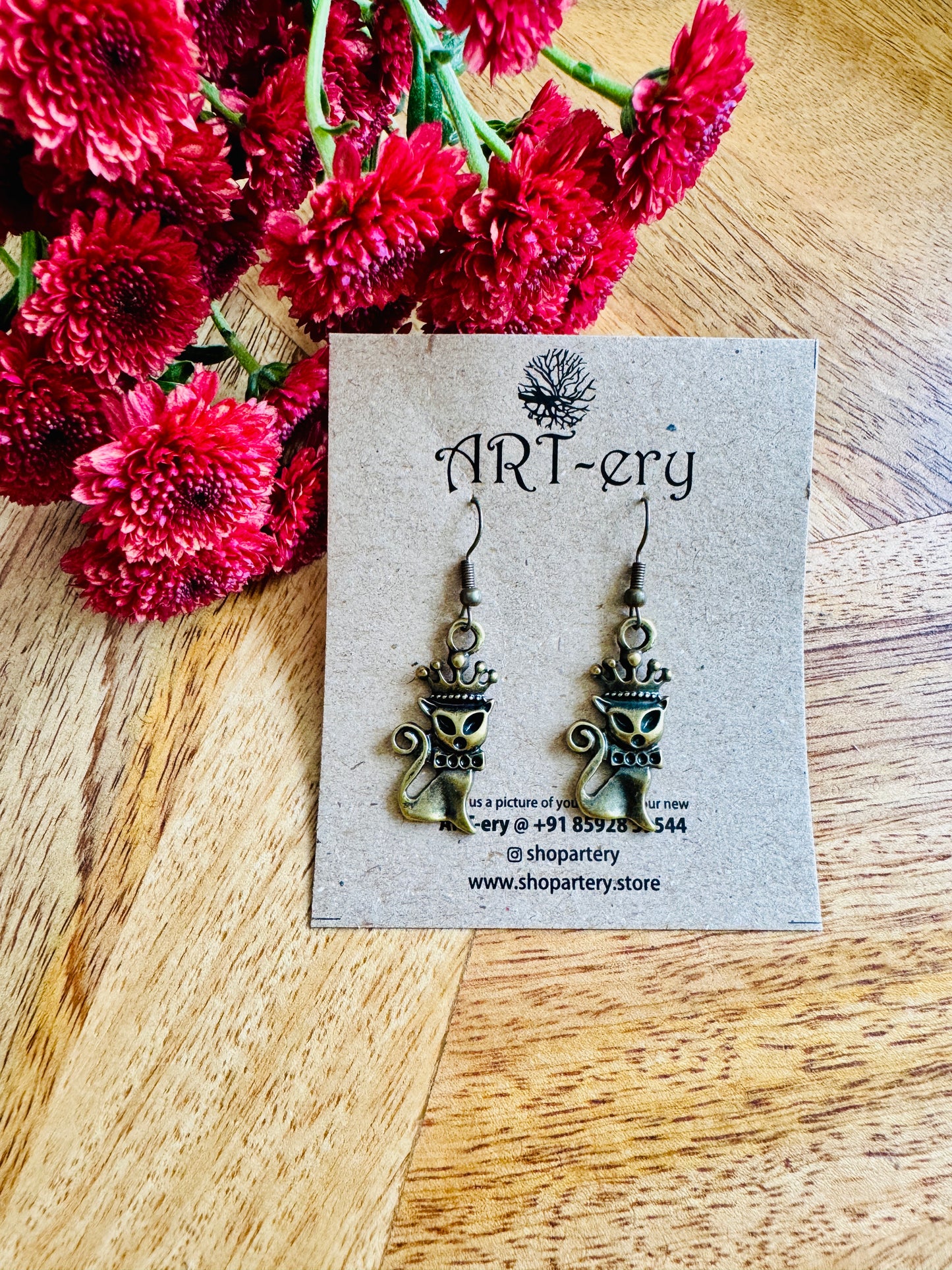 Miniature earring - Cat earrings