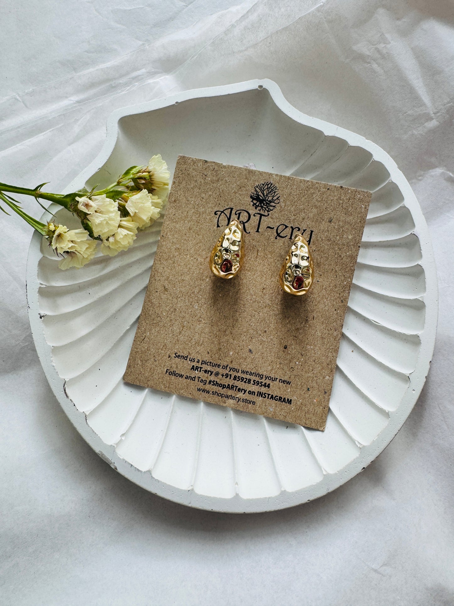 Golden Drop Earrings