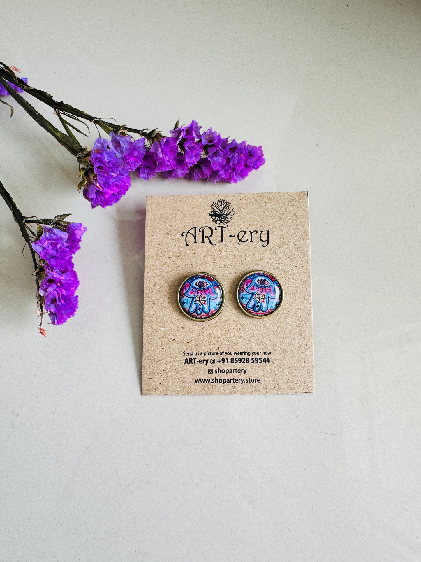 Ear Stud Mandala earrings