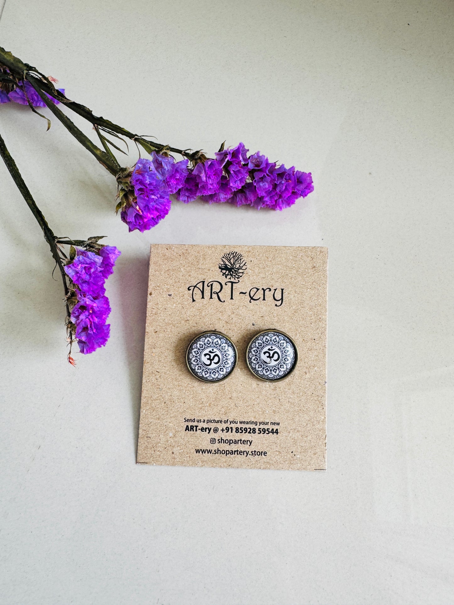 Ear Stud Mandala earrings