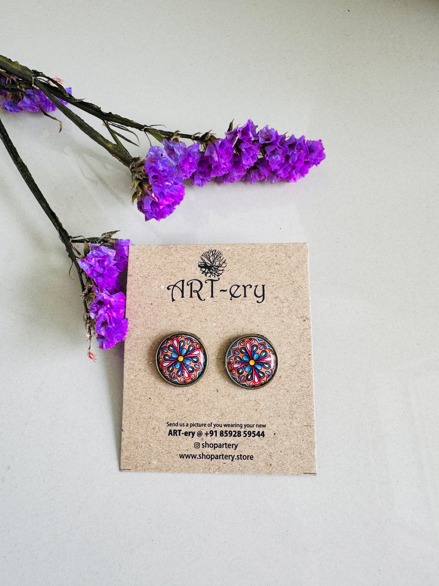 Mandala Ear Stud
