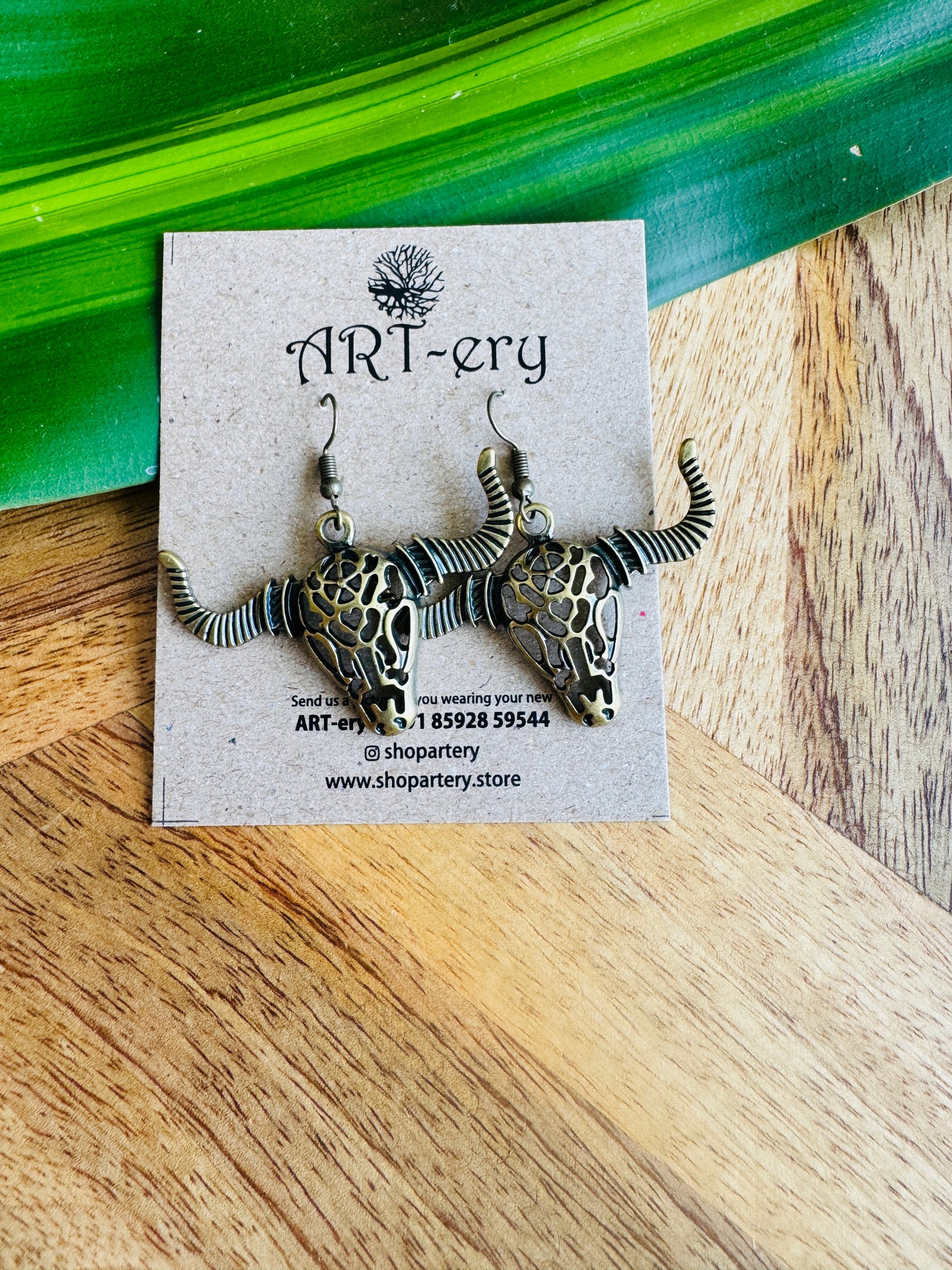 Miniature earring - Ram