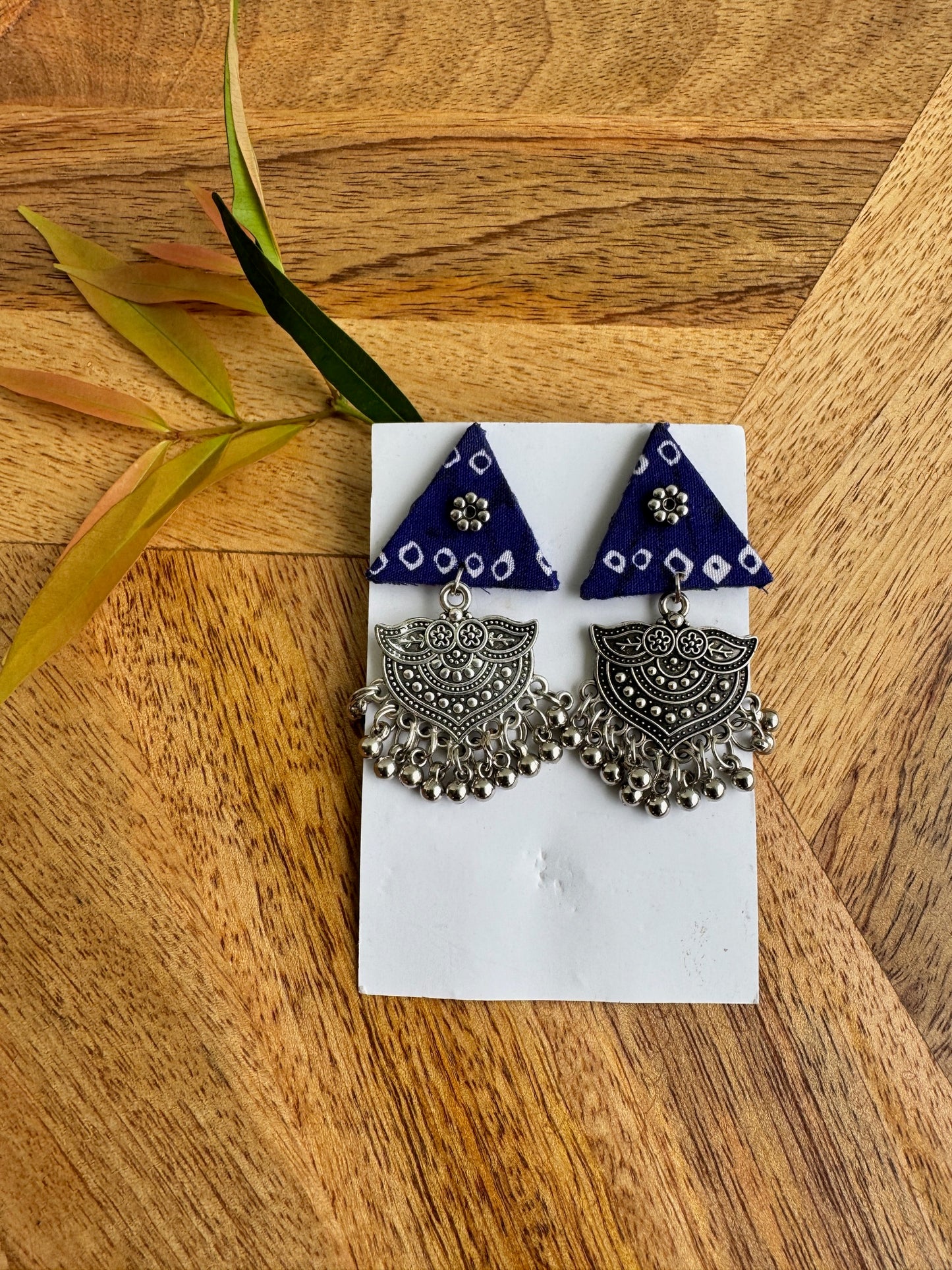 Fabric earrings lightweight earrings