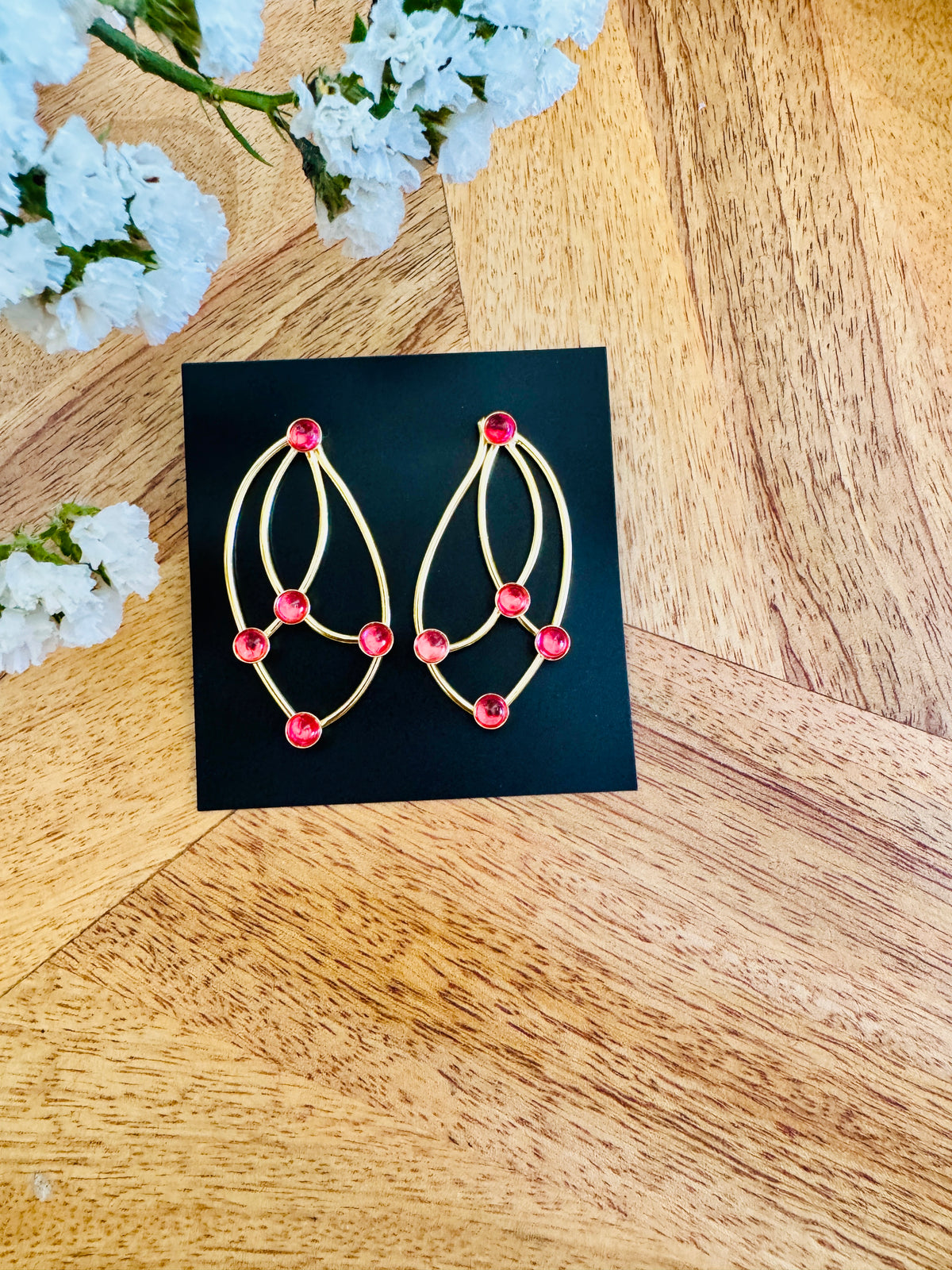 Branching stones - Red