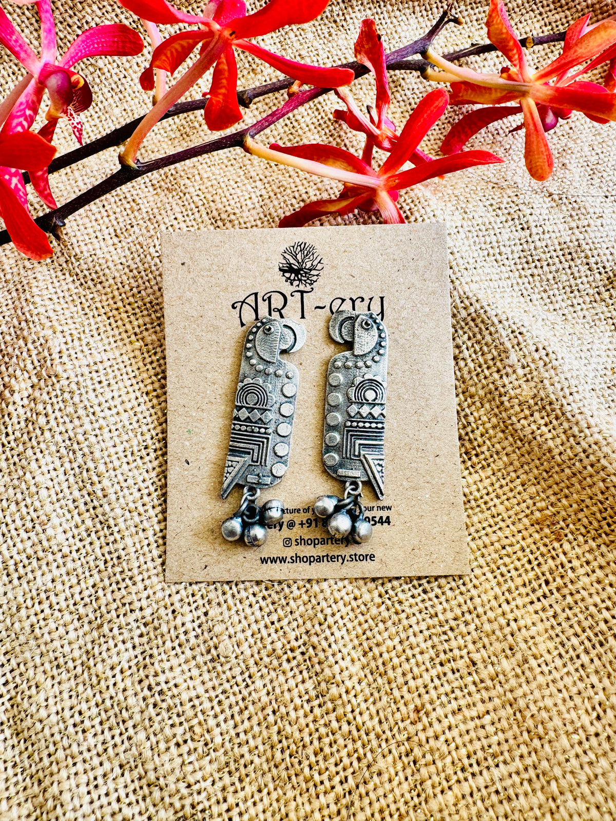 Parrot earring