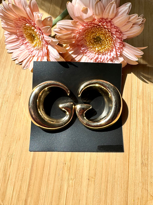 Handcrafted Bold Brass Earrings | Premium Indian Jewellery