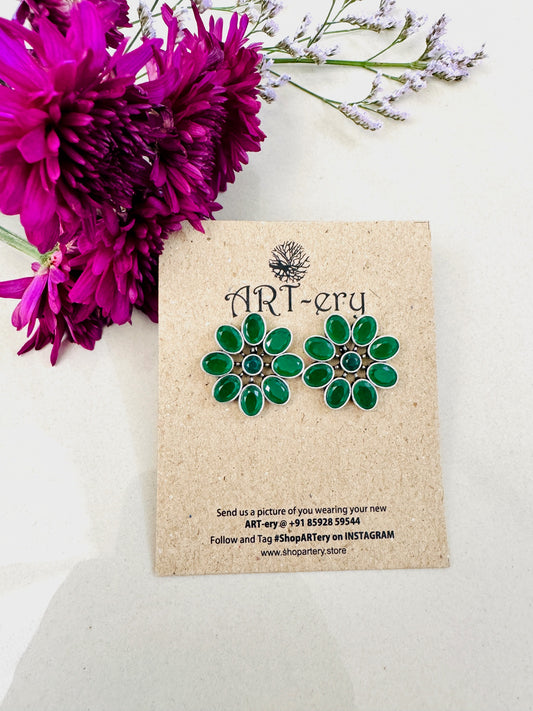 Big petal stone flower - Green