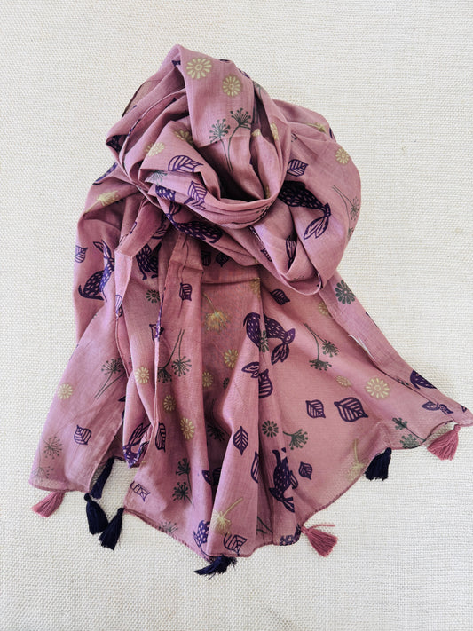 Dusty lightweight scarf