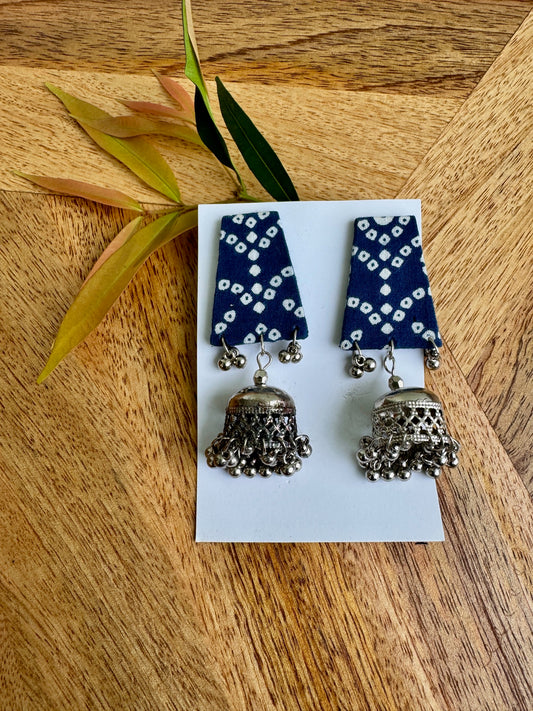 Fabric earrings lightweight earrings
