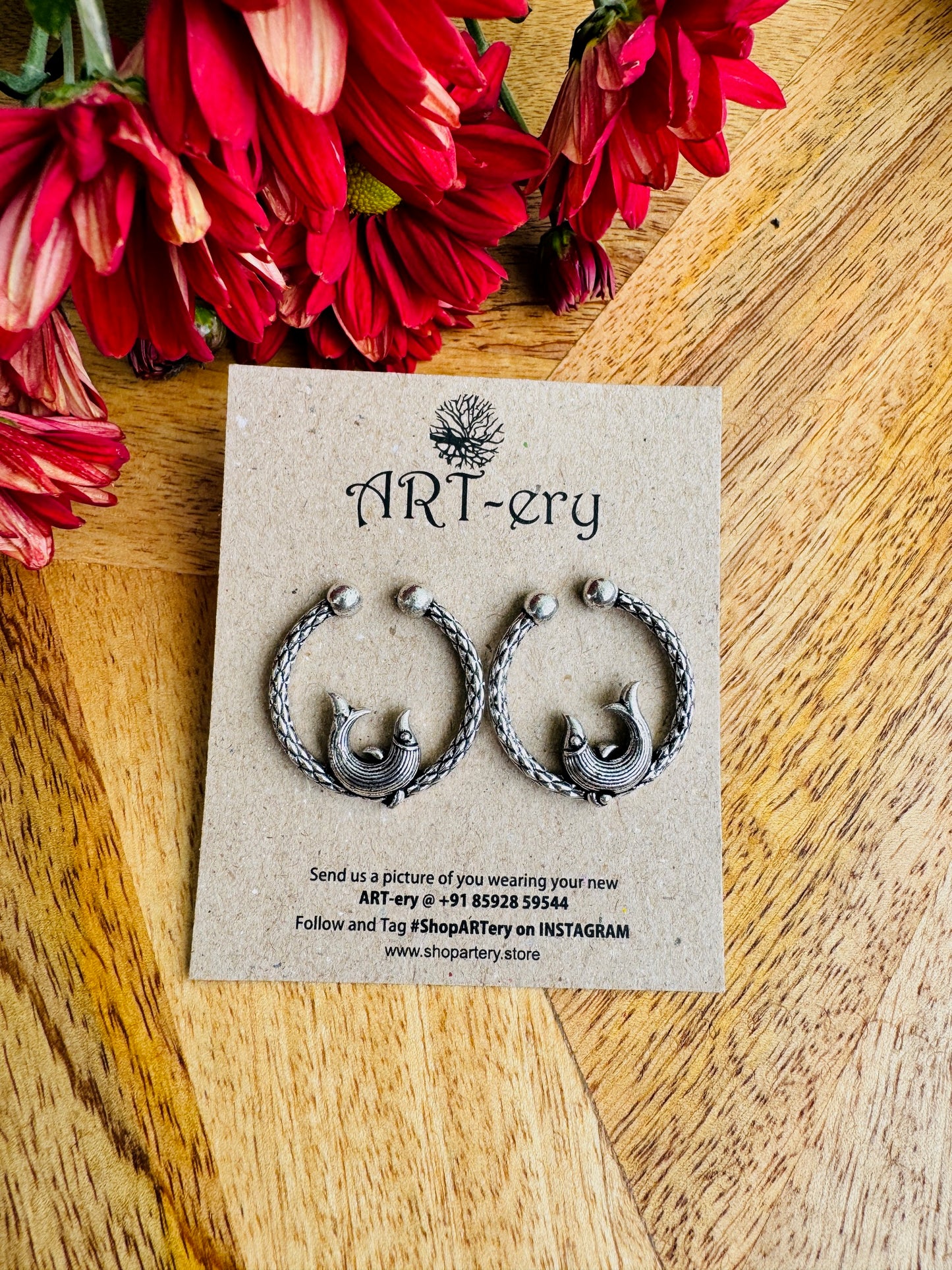 Fish inspired earring