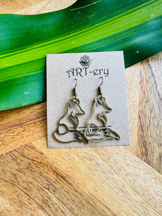 Miniature earring - Fox