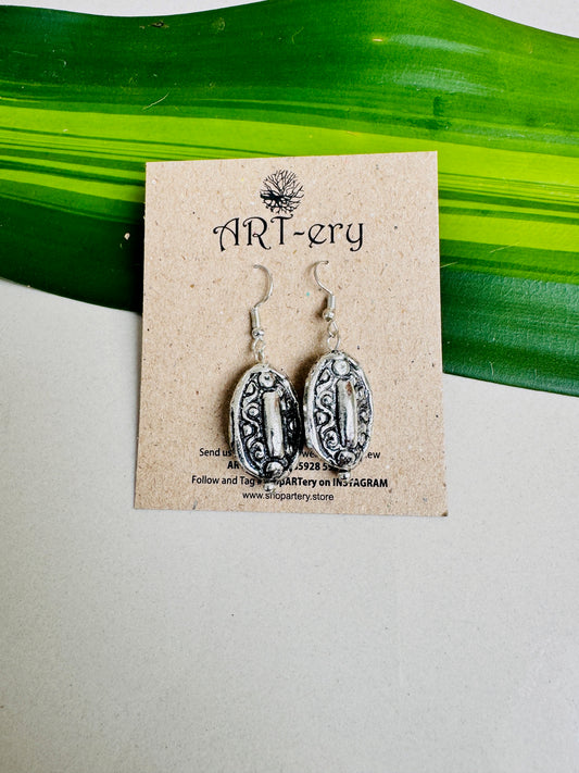 Gold and Silver Plated Hook Earrings - Onam collection