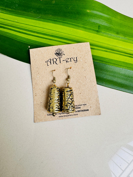 Gold and Silver Plated Hook Earrings - Onam collection