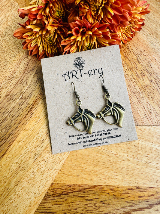 Horsie earrings
