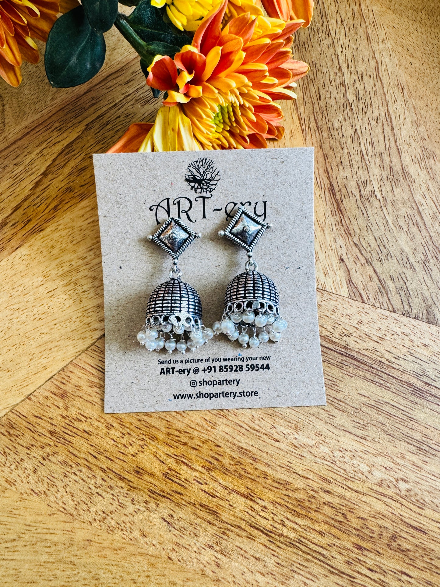 Small jhumkas earrings