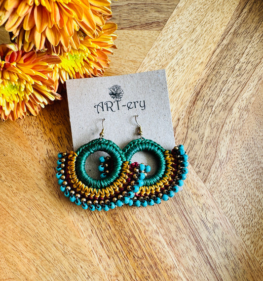 Far East collection - blue and green
