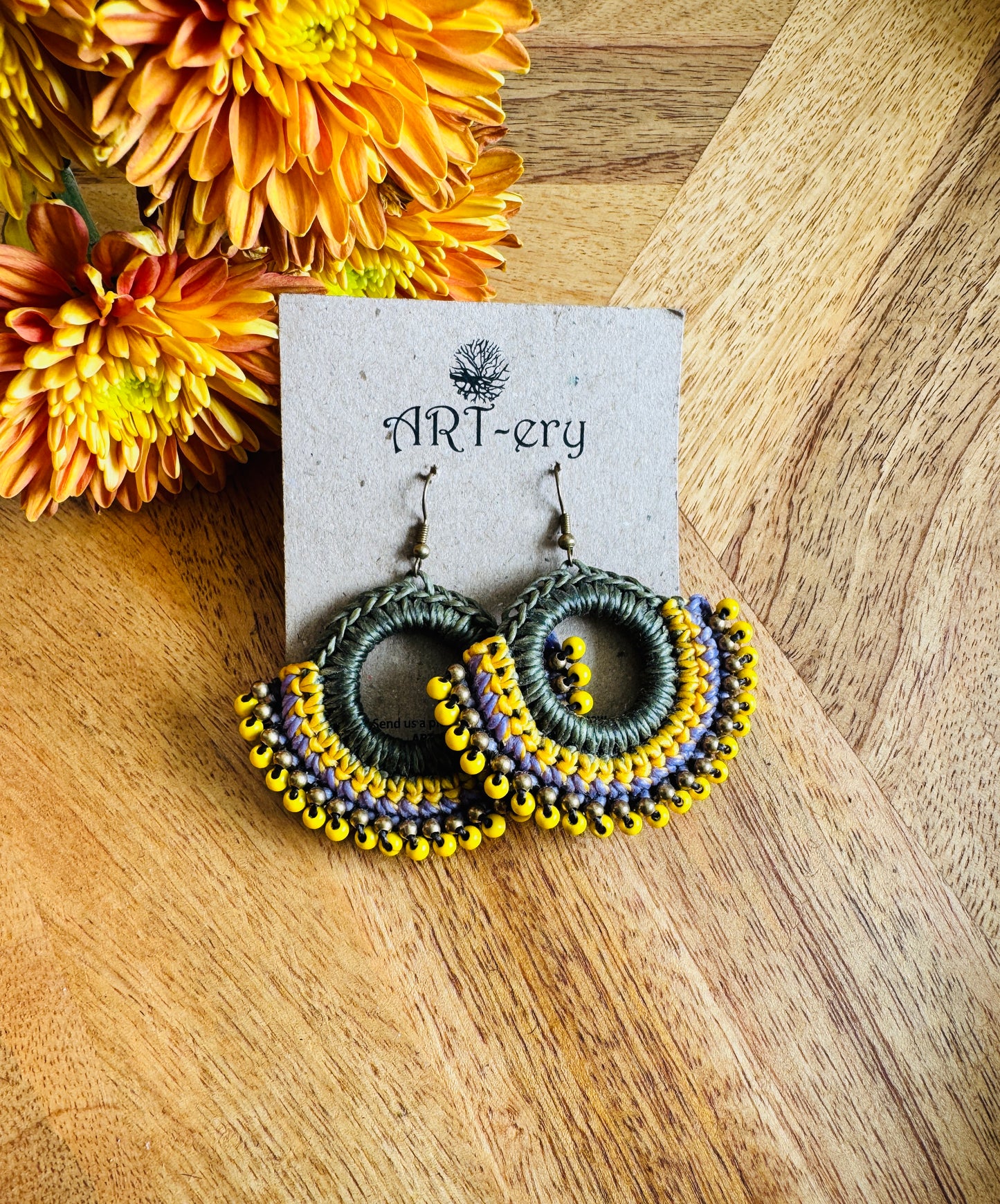 Far East collection - green and yellow
