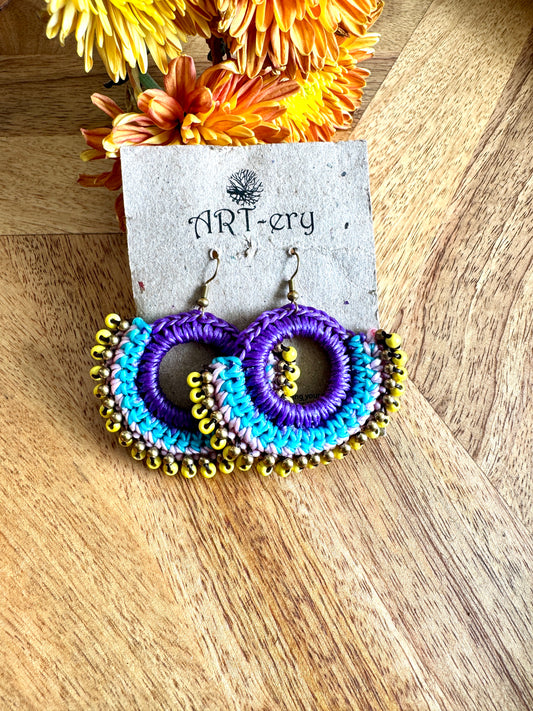 Far East collection - Blue thick thread