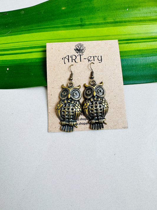 Twilight Owl earrings