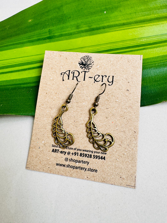 Feather earrings