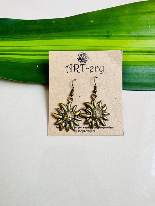 Sun earrings