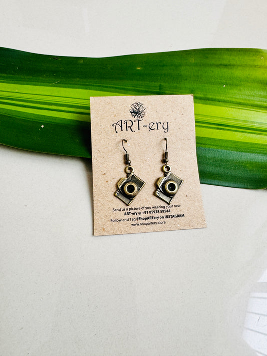 Camera earrings
