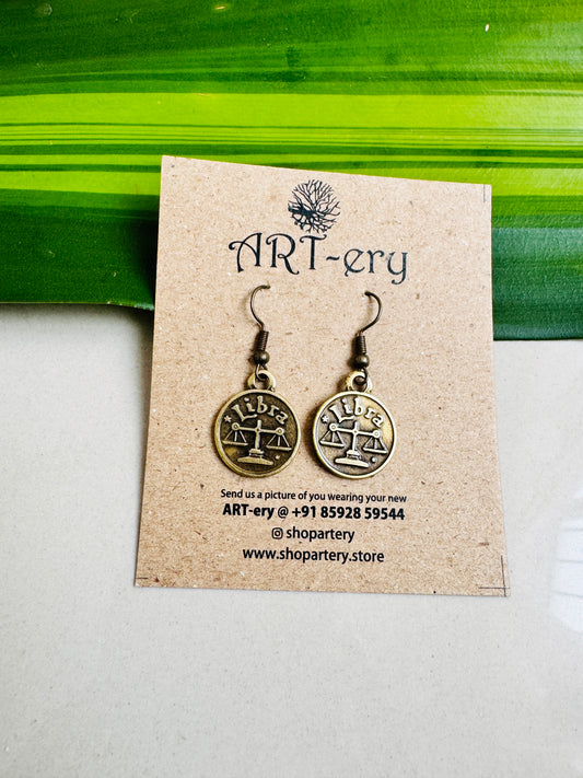 Libra earrings