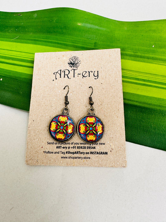 Mandala earrings
