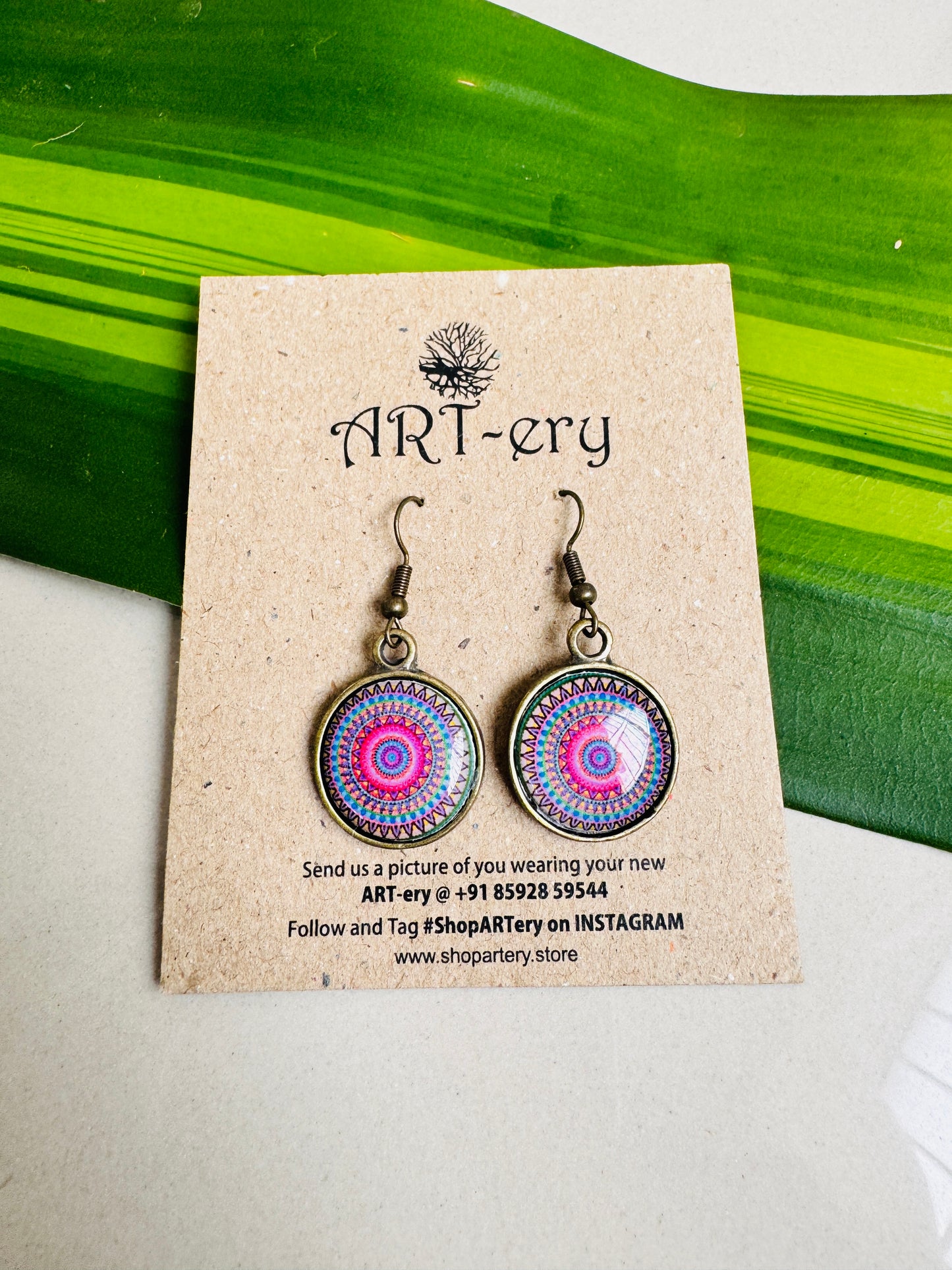 Mandala earrings