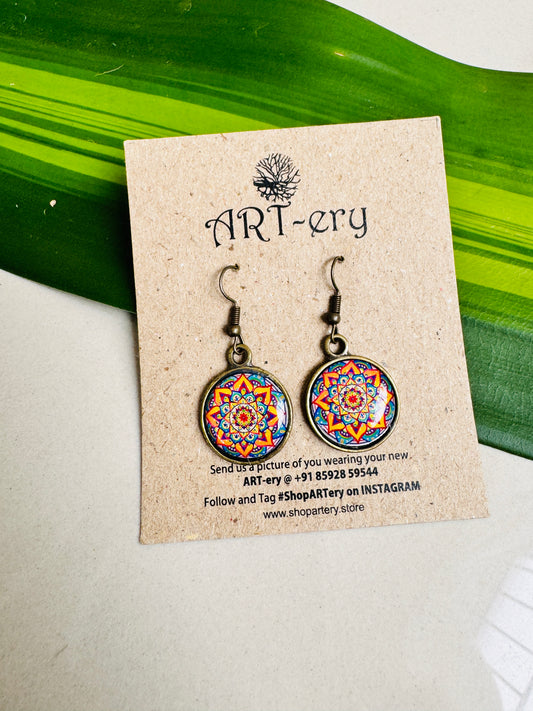 Mandala earrings