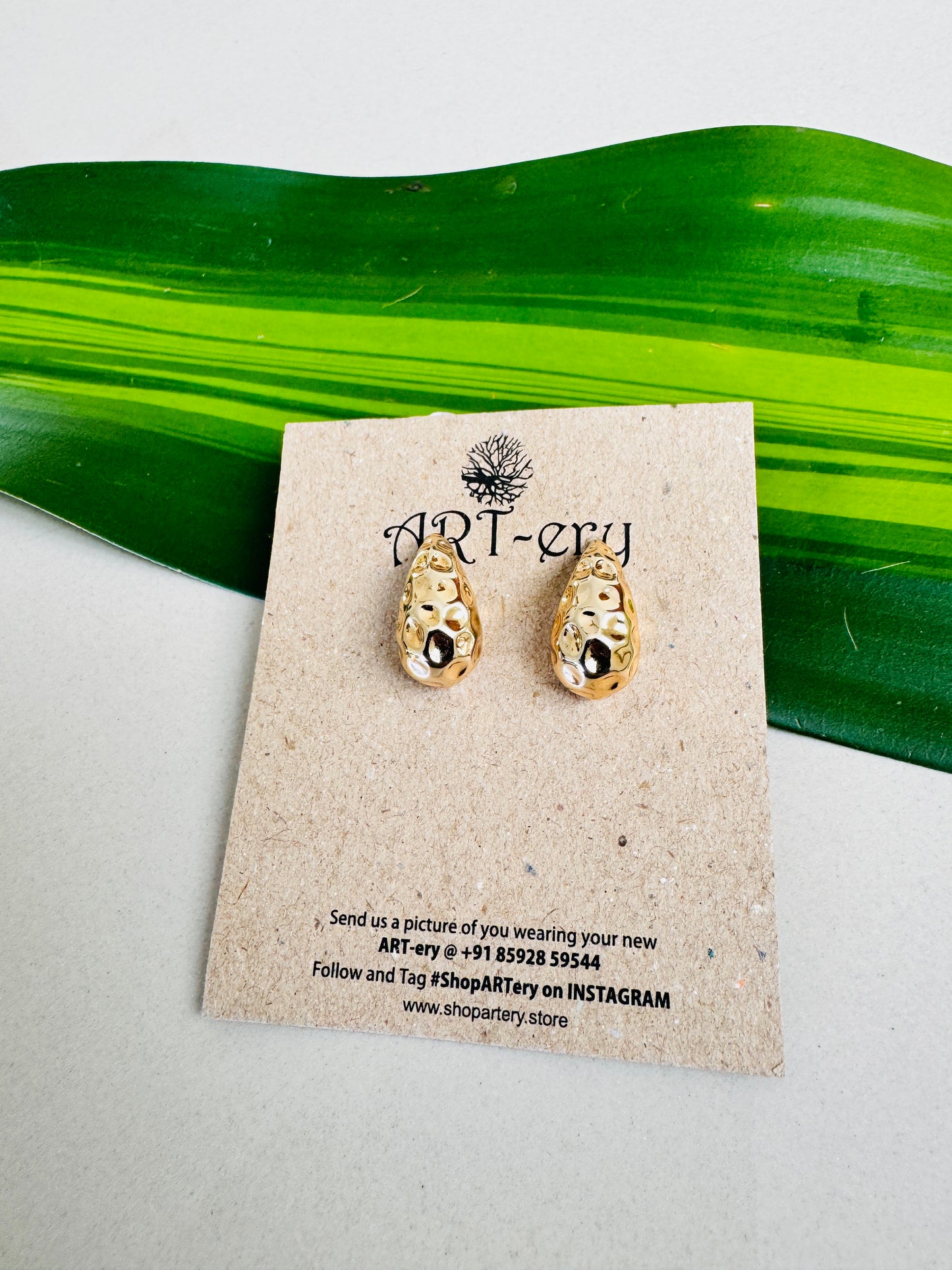 Golden Drop Earrings