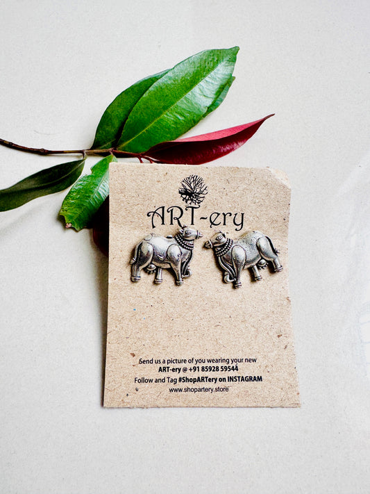 Oxidised earrings  - Ox