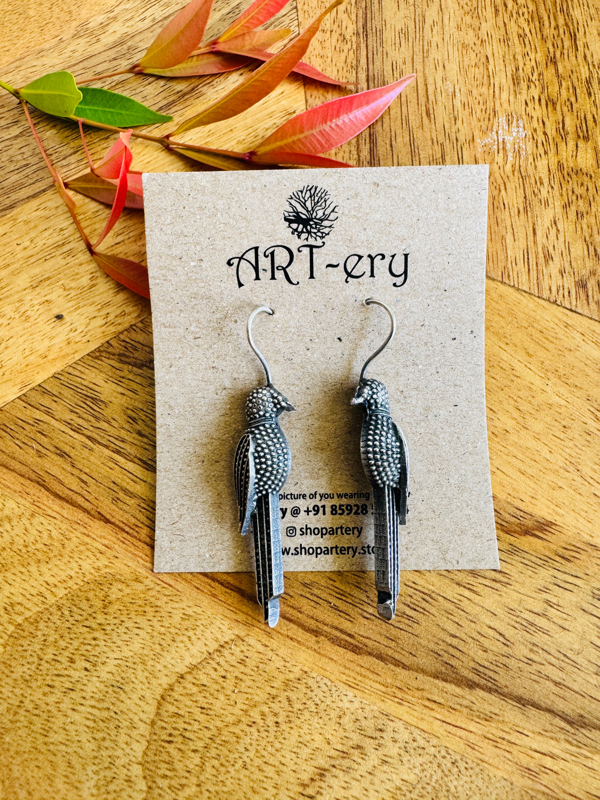 Parrot earrings