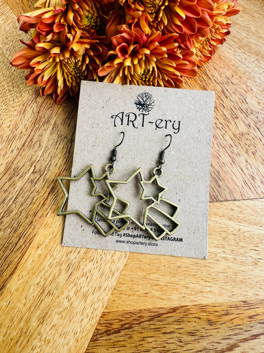 Star earrings